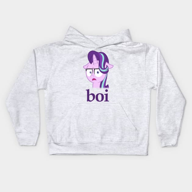 Starlight Glimmer boi Kids Hoodie by Rutger_J